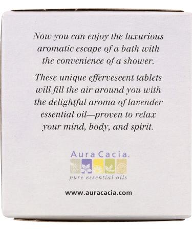 Aura Cacia Relaxing Lavender Shower Tablets - 3 Pack - Buy Online on SooperMarket.com