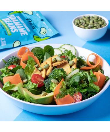The Only Bean Sea Salt Edamame Beans - High Protein Keto Snack (14g Protein) - Gluten-Free, Vegan, Low Carb & Calorie - 4 oz (Pack of 3) - Buy Online on SooperMarket.com
