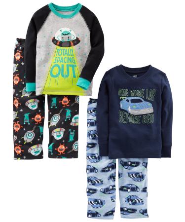 Simple Joys by Carter's Boy's Pajama Set 7 Years Cars/Space