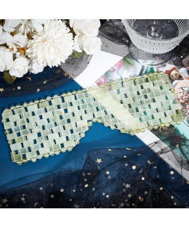 Jade Eye Mask | Relaxation & Reusable Hot/Cold Eye Mask for Puffiness & Face Massage | Perfect for Meditation & Sleep - Buy Online on SooperMarket.com