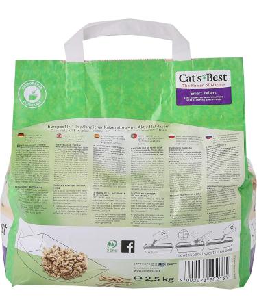 Buy Cats Best Smart Pellets - 100% Vegetable Cat Litter Eco-Friendly & Innovative Lump Litter 2.5 kg - International Shipping Available - Buy Online on SooperMarket.com
