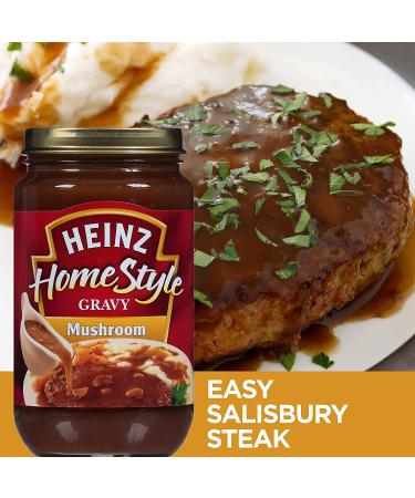 Heinz Homestyle Mushroom Gravy 12 oz Jars - Pack of 12 | Delicious and Savory Gravy for Your Meals - Buy Online on SooperMarket.com