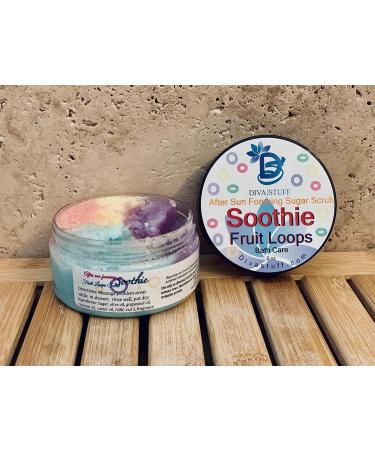 Fruit Loops Scent After Sun Foaming Sugar Scrub | Diva Stuff | Nourishing Exfoliation for Glowing Skin | International Shipping Available - Buy Online on SooperMarket.com