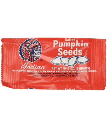 Indian Pumpkin Seeds Salted, 5/16 oz, 36 count 0.31 Ounce (Pack of 36)