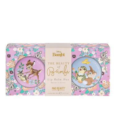 Disney Beauty of Bambi Lip Balm Duo - Strawberry & Vanilla | Thumper & Bambi | Hydrating, Softening, Moisturizing - Buy Online on SooperMarket.com