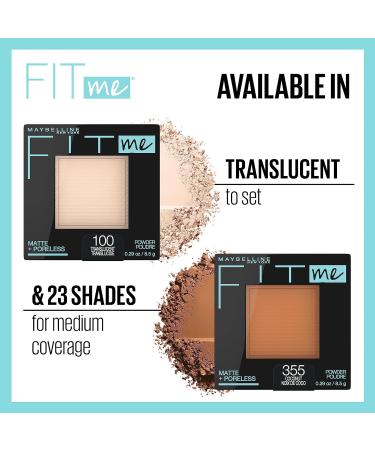 Maybelline Fit Me Matte Poreless Powder - True Beige 0.3 Ounce | Shop Internationally - Buy Online on SooperMarket.com