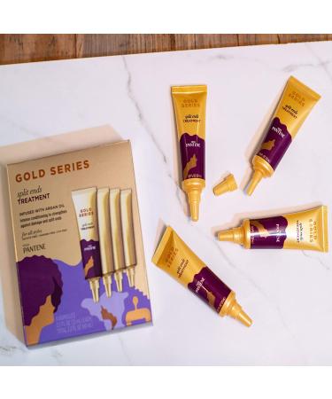 Pantene Gold Series Split Ends Treatment with Argan Oil - 0.5 Fl Oz x 4 Count - Buy Online on SooperMarket.com