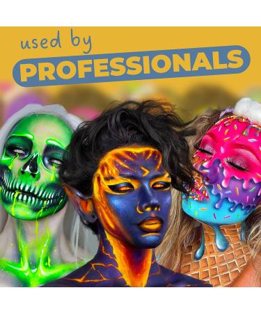 Blue Squid PRO Metallic Gold Face Paint - 30gm Water Activated Body Makeup for Adults & Kids | Non Toxic Halloween SFX Facepaint - Buy Online on SooperMarket.com