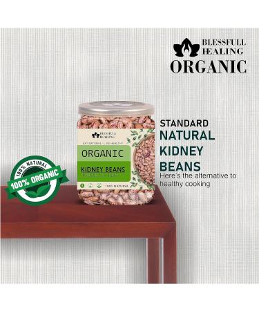Blessfull Healing Organice Kidney Beans 1 lb (453 Gram) - Buy Online on SooperMarket.com