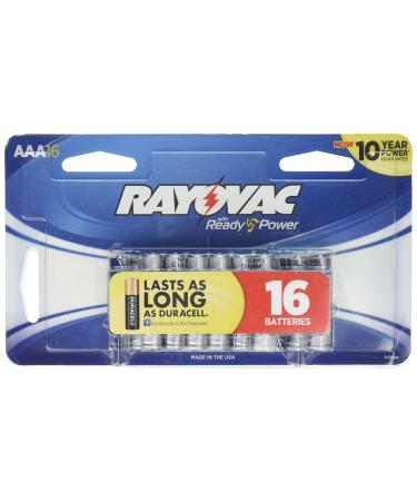 Rayovac E-E51783 AAA Batteries Blue