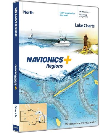 Navionics Plus Regions North Lake Charts on SD/MSD Black - Buy Online on SooperMarket.com