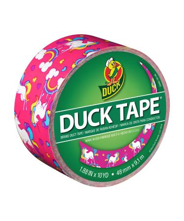 Duck Brand 284567 Printed Duct Tape, Single Roll, Unicorn Unicorn Single Roll