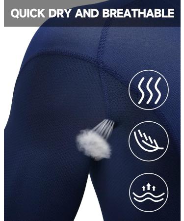 Milin Naco Men's Short Sleeve Compression Shirts 3 Pack - UPF 50+ Rash Guard - XX-Large - Buy Online on SooperMarket.com