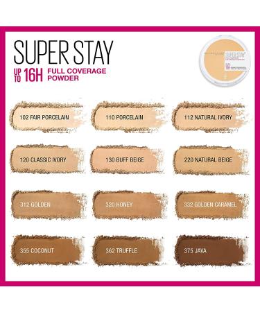 Maybelline Super Stay Powder Foundation - 220 Natural Beige | Full Coverage & Long-lasting - Buy Online on SooperMarket.com