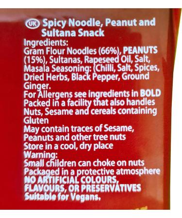 New York Delhi Mumbai Mix (12 x 63g) Spicy noodle snack Bombay Mix  - Buy Online on SooperMarket.com