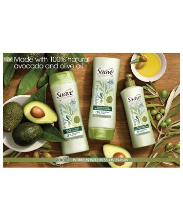 Suave Professionals Shampoo with Avocado + Olive Oil | 12.6 oz - Nourishing Hair Care for all Hair Types | International Shipping Available - Buy Online on SooperMarket.com