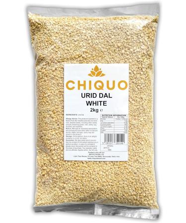 Chiquo Urid Dal White - 2kg | Split Matpe Beans | Protein Rich - Buy Online on SooperMarket.com