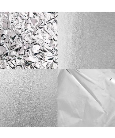 YongBo Edible Silver Leaf 3.7"by 3.7" 25 Sheets Book Pure Silver Foil for Cake Baking Food Decoration Gilding Arts Nail 25pcs 3.7" silver-book - Buy Online on SooperMarket.com