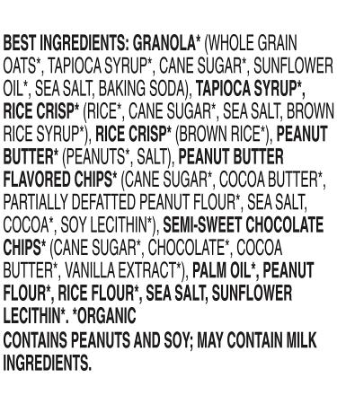 Annie's Organic Chewy Granola Bars - Peanut Butter Chocolate Chip, 5.34 oz (12 Pack) - Healthy Snack Choices - Buy Online on SooperMarket.com