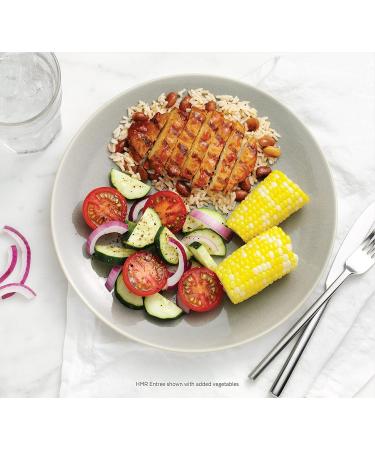 HMR Chicken with Barbecue Sauce, Rice, and Beans Entree - 6 Servings, 7.2 oz. Each - Ready to Eat Meals - Buy Online on SooperMarket.com