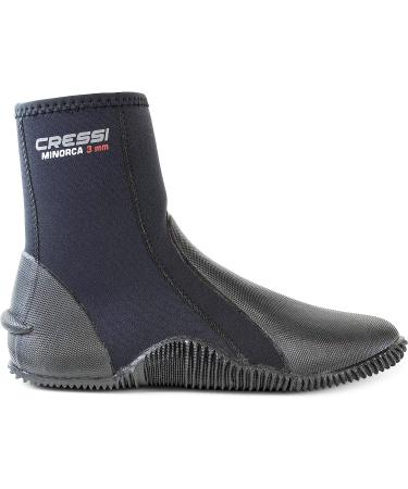 Cressi Neoprene Anti-Slip Sole Boots for Water Sports - Italy Design - US Man 10 | US Lady 11 - Black - Buy Online on SooperMarket.com