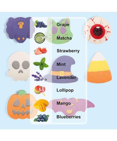 JOYIN Halloween Bubble Bath Bombs Set - 8 Pack Halloween Themed Spa Fizzies for Boys and Girls - Perfect Gift for Halloween, Birthday, Christmas, Easter - Buy Online on SooperMarket.com