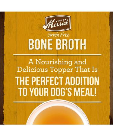 Merrick Grain Free Chicken Bone Broth Meal Topper for Adult Dogs - Superfoods & Cinnamon - 7oz (Pack of 3) - Buy Online on SooperMarket.com