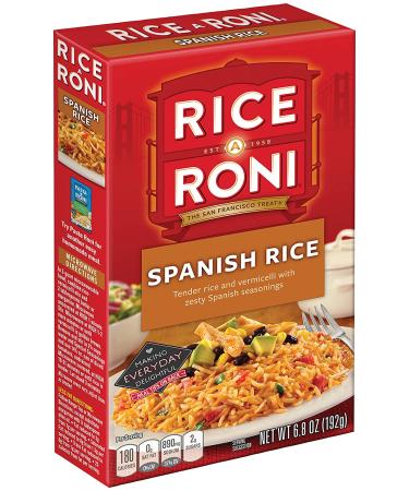 Rice-A-Roni Spanish Rice 6.8 oz (Pack of 12) - Authentic Spanish Flavors | Buy Online - Buy Online on SooperMarket.com