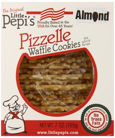 Little Pepi's Pizzelles, Almond, 7 Ounce 1