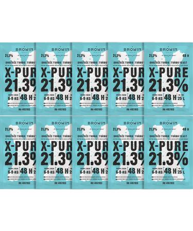 10x Turbo yeast X-Pure yeast high quality fermentation yeast up to 21.3% alcohol in 48 h 135 g