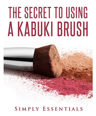 Round Kabuki Makeup Brush for Liquid, Cream, Mineral & Powder Foundation - Prime Quality Design with Carrying Case & E-Book - Buy Online on SooperMarket.com