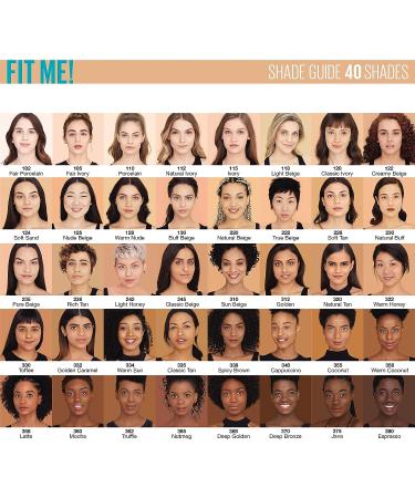 Maybelline Fit Me Matte + Poreless Liquid Foundation, Classic Beige 1 fl oz (Pack of 1) - Buy Online on SooperMarket.com