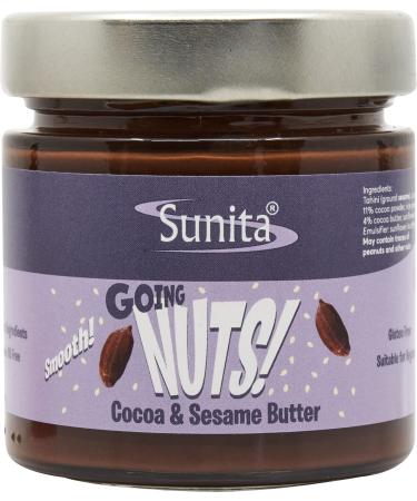 Sunita Cocoa & Sesame Butter - Decadent Rich & Creamy - Vegetarian & Vegan Friendly - 200g