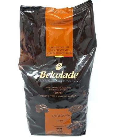 Belcolade 33.6% Lait Selection - Milk Couverture Chocolate (buttons) 5kg