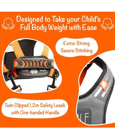 Hobbledehoo Active Child's Harness | Safety and Support for Toddlers | SEN Autism Awareness | Ages 1-7 | Original Orange - Buy Online on SooperMarket.com