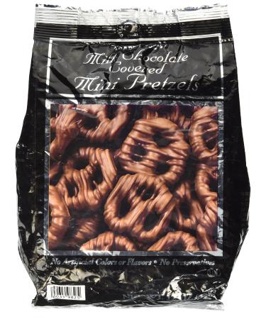 Trader Joes Milk Chocolate Covered Mini Pretzels 12 Ounce (Pack of 1)