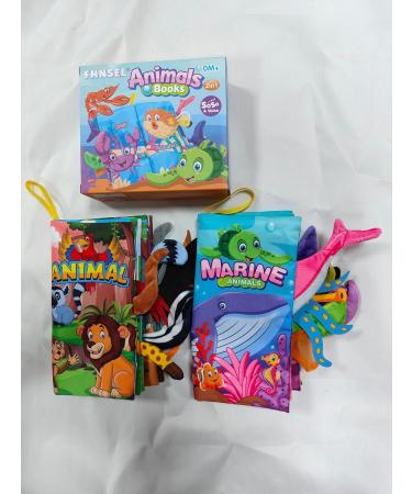Fnsel Baby Book - 2-Piece 3D Fabric Toy Set for 0-12 Months | Crackling Feeling Book & Quiet Book Gift for Girls - Buy Online on SooperMarket.com
