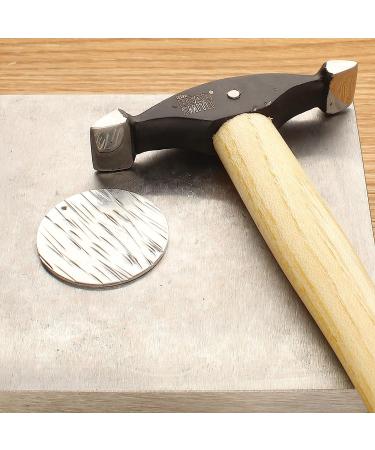 Beadsmith Sharp Texturing Hammer - 9 Wooden Handle, 73.5mm Steel Head, 1.2oz, Two 12mm Faces - Metalwork Texturing Tool for Patterns & Dimension - Buy Online on SooperMarket.com