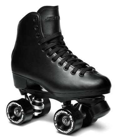 Sure-Grip Malibu Roller Skates Mens 8 / Womens 9 Black
