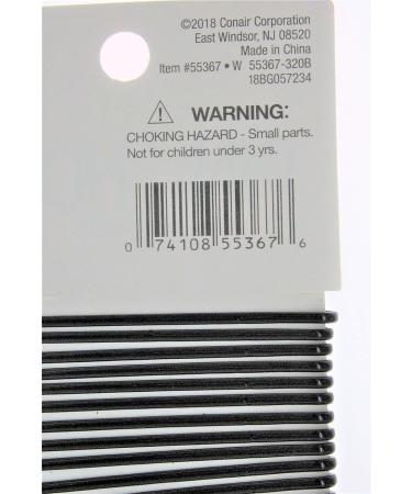 Conair Styling Essentials Firm Hold Black Bobby Pins - 18 Count Pack - Buy Online on SooperMarket.com