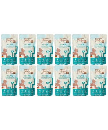 Mjamjam - Premium wet food for cats - squeeze - pure meat enjoyment - good turkey PUTE 12 -pack (12 x 125 g) grain free with extra meat Pute 125 g (12 pack)