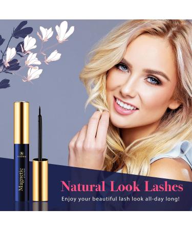 5 Pairs Reusable Magnetic Eyelashes and 2 Tubes of Magnetic Eyeliner Kit  Upgraded 3D Magnetic Eyelashes Kit With Tweezers Inside  Magnetic Eyeliner and Magnetic Eyelash Kit - No Glue Needed - Buy Online on SooperMarket.com