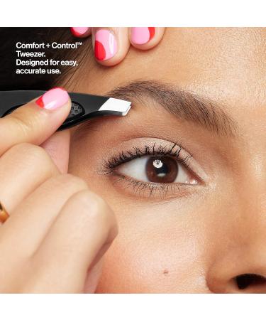 Revlon Comfort and Control Tweezer - Easy-to-Use Eyebrow Tool | Wide Grip | 1 count - Buy Online on SooperMarket.com