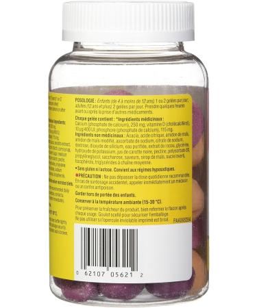 Caltrate Gummies Vitamin D and Calcium Supplement Gluten-Free Orange Strawberry and Cherry Flavour 50 Count Cherry Orange Strawberry 50 count (Pack of 1) - Buy Online on SooperMarket.com
