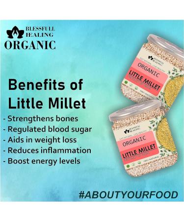 Blessfull Healing Organice Little Millet 2 lb (907 Gram) - Buy Online on SooperMarket.com