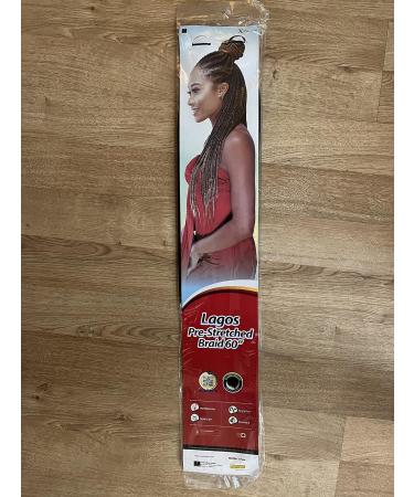 NEW 60 INCH PRE-PULLED XPRESSION Colour 1 (Jet Black) LAGOS BRAID PRE-PULLED PRE-STRECHED Hair Extension 60 2 In A Pack (Colour 1 Jet Black) Heat Resistant Tangle Free Jet Black 1 - Buy Online on SooperMarket.com