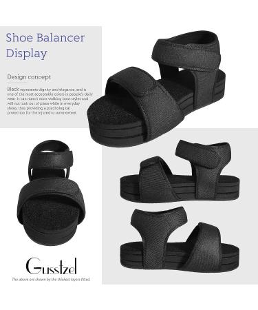 GUSSTZEL Professional Shoe Lift for Uneven Legs | Shoe Balancer & Leveler for Men & Women | Size Medium 8.5-10.5 Men & 9-11 Women - Buy Online on SooperMarket.com