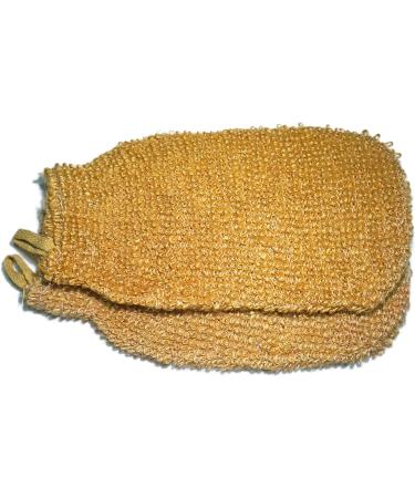 2 Pack Natural Sisal Bath Spa Exfoliating Glove Mitt for Skin Care - Anti-Aging - 5.1x9.0 inches - Buy Online on SooperMarket.com