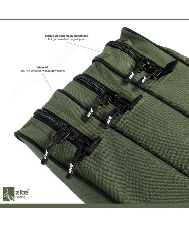 Zite Fishing Rod Pocket & Bag 190cm | Water-Repellent Fishing Rod Case | 3-Fan Backpack for Fishing Rods - Buy Online on SooperMarket.com
