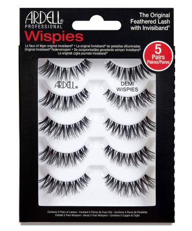 Ardell Wispies Original Feathered Lash With Invisiband 5 Pairs
